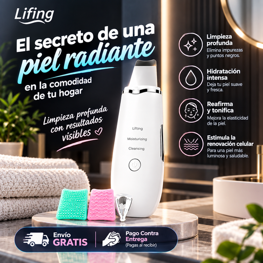 ESPATULA LIMPIADOR FACIAL ULTRASONICO